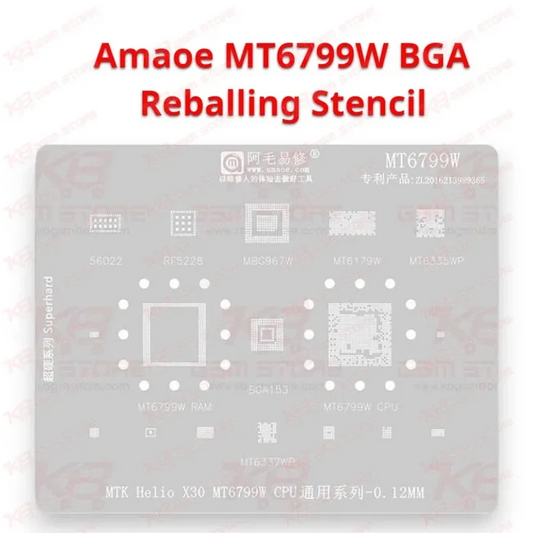 Amaoe MT6799W BGA Reballing Stencil