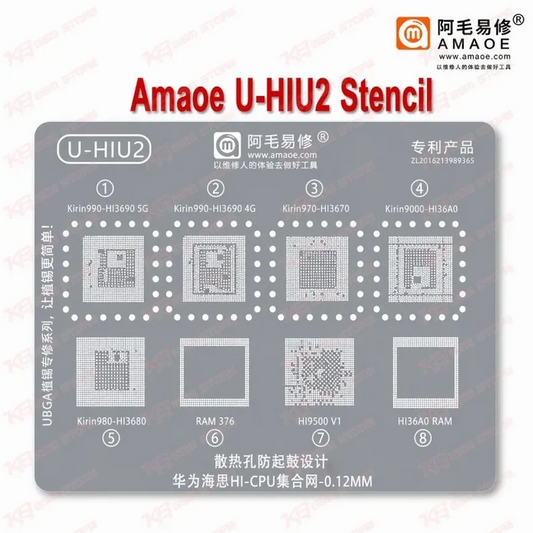Amaoe U-HIU2 Stencil