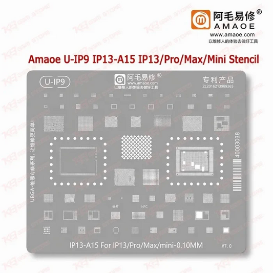 Amaoe U-IP9 IP13-A15 IP13/Pro/Max/Mini Stencil