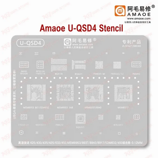 Amaoe U-QSD4 Stencil
