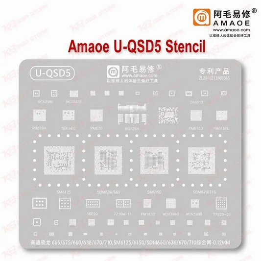 Amaoe U-QSD5 Stencil