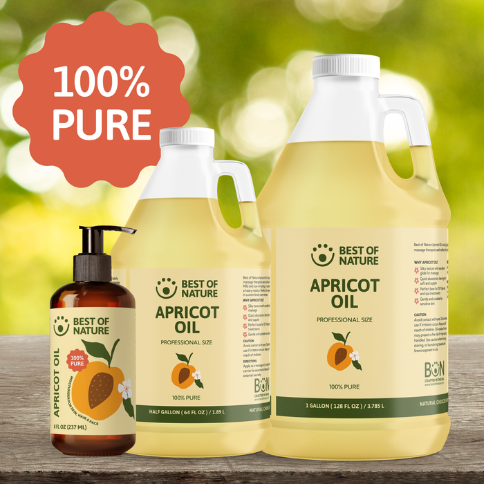 Apricot Kernel Massage & Body Oil - 100% Pure
