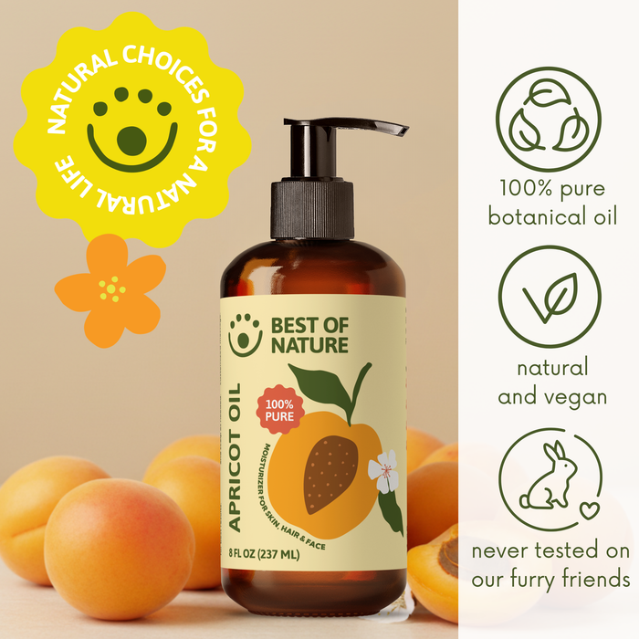 Apricot Kernel Massage & Body Oil - 100% Pure