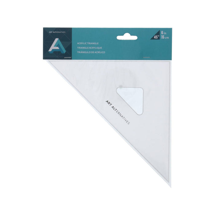packaged acrylic triangle