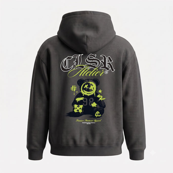 Atelier Teddy Hoodie | Charcoal