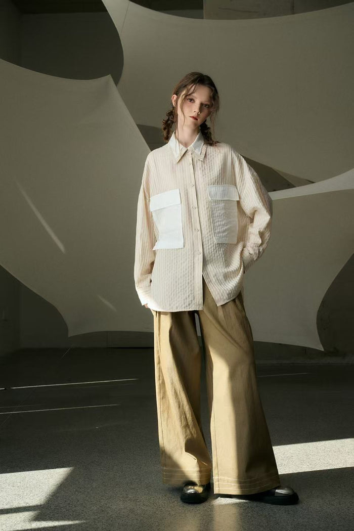 Aubrey Oversized Pocket Shirt