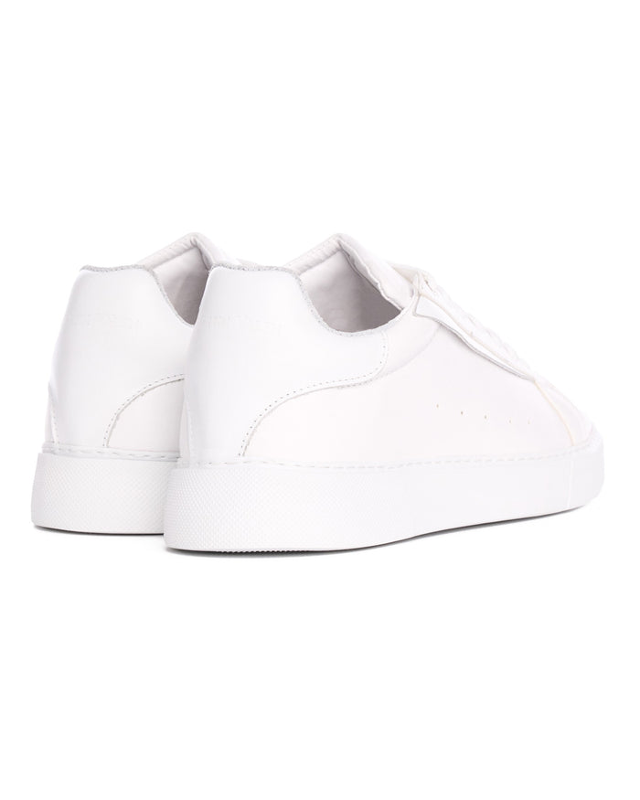 Martin Valen Axino men's casual white sneakers shown rear three-quarter on a white background, visible textured platform sole