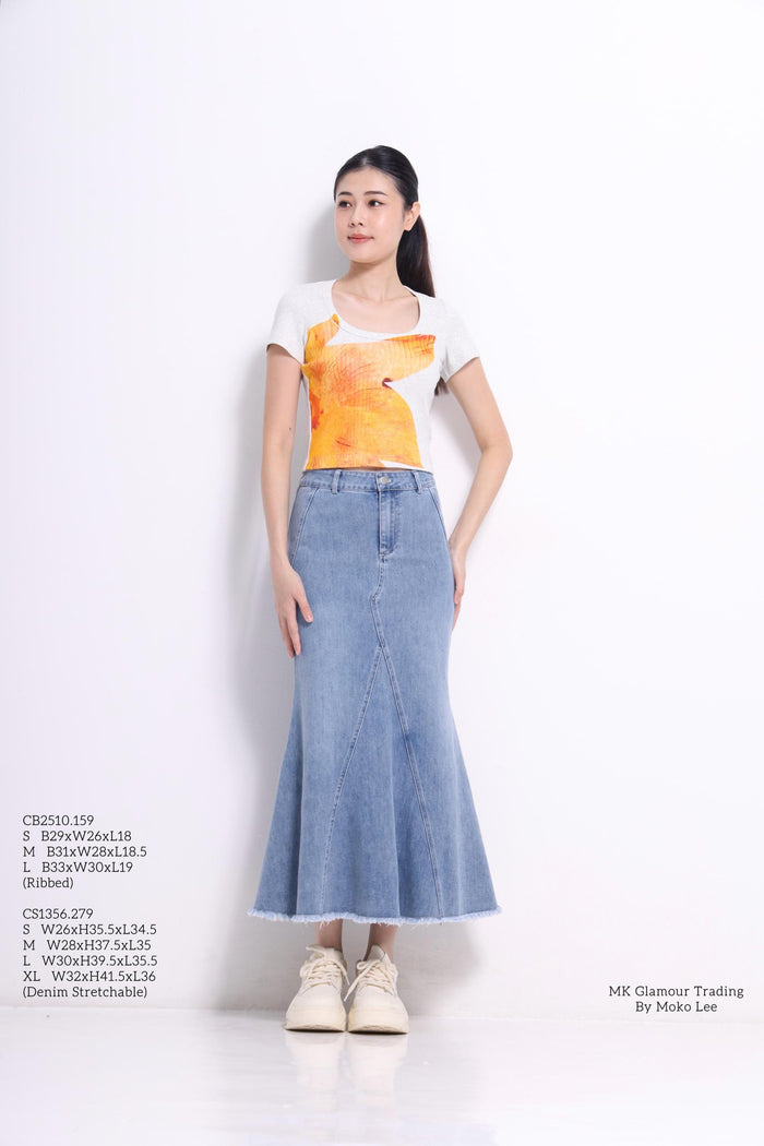 Azalea Ribbed Knit Tee