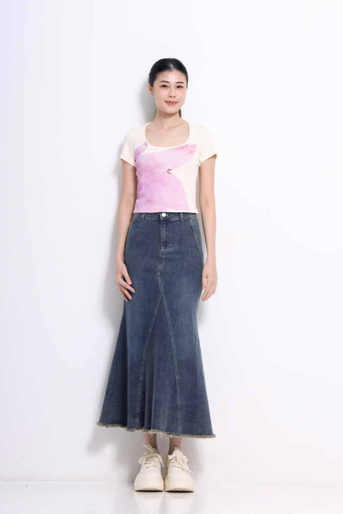 Azalea Ribbed Knit Tee
