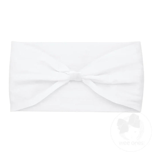 Babywrap Nylon Headband - White