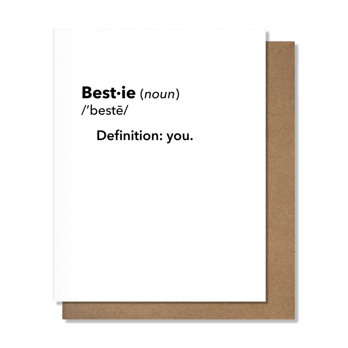 Bestie - Friendship Card