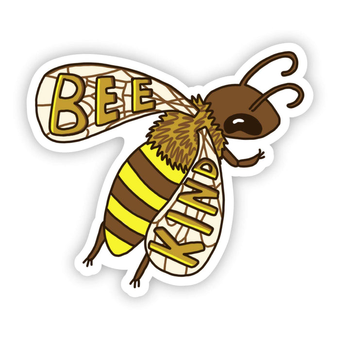 Big Moods 'Bee Kind' Bee Vinyl Sticker