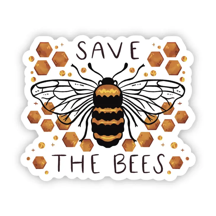 Big Moods 'Save the Bees' Vinyl Sticker