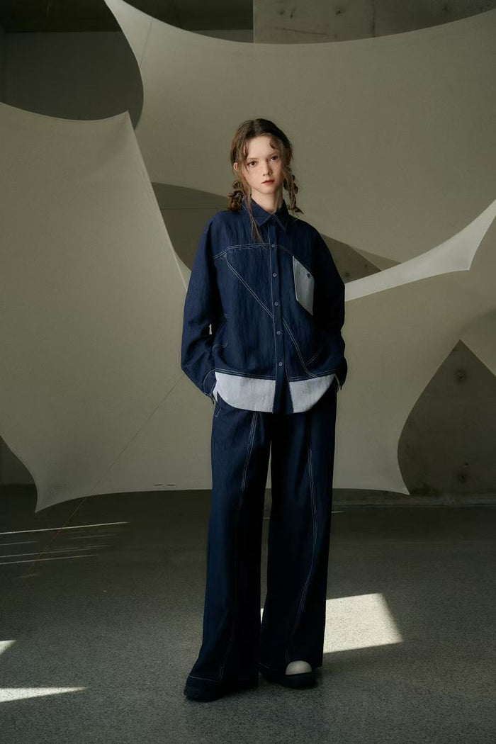 Blake Oversized Bicolor Shirt