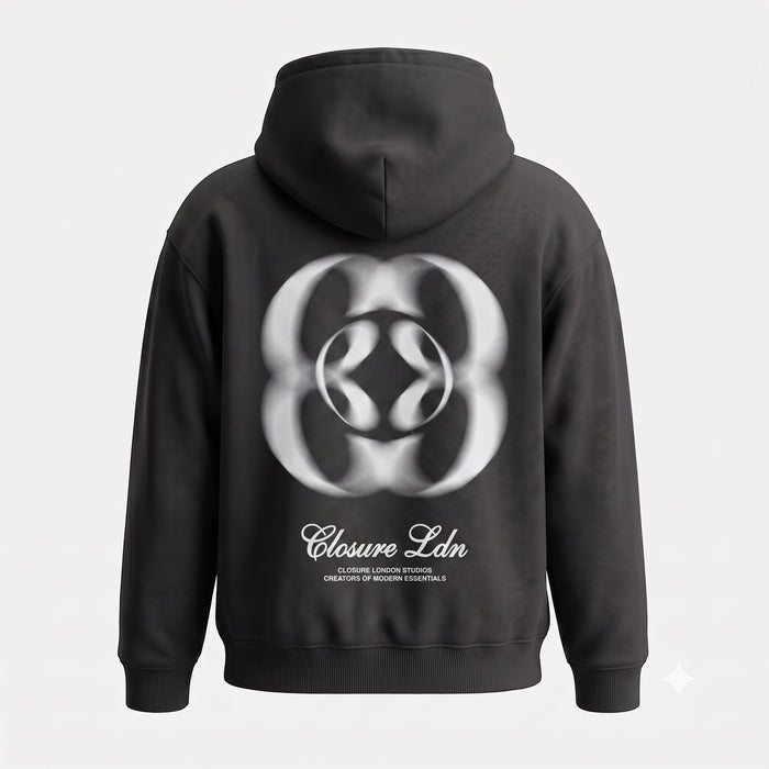 Blurred Icon Hoodie | Black