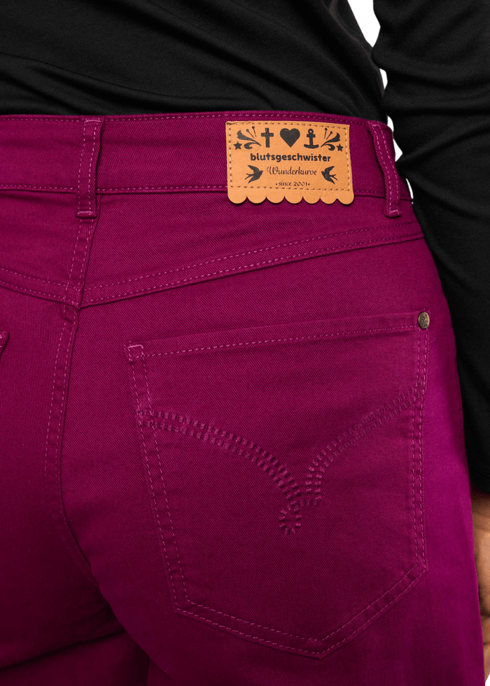 Blutsgeschwister broek "Pocket Rocket Regular", my opulent purple