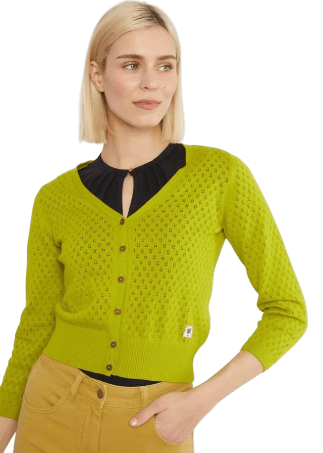 BLUTSGESCHWISTER Sweet Petite tradition green knit