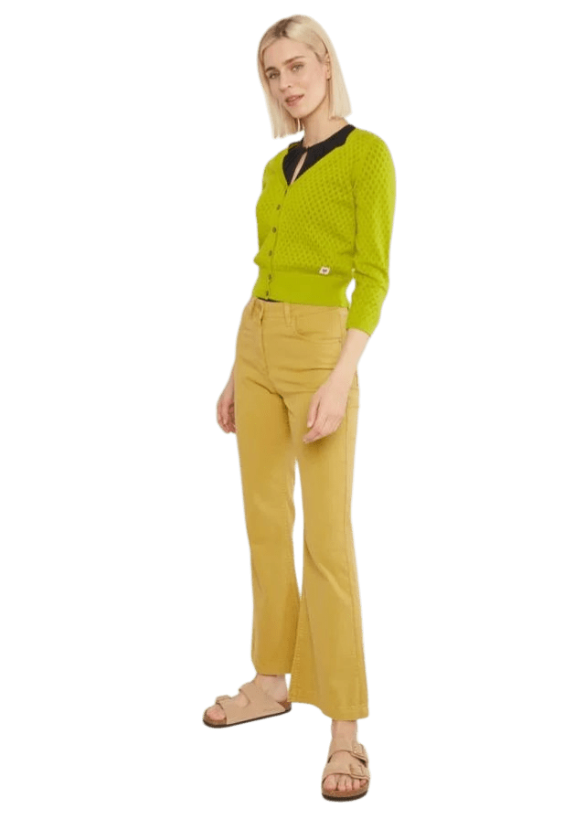 BLUTSGESCHWISTER Sweet Petite tradition green knit