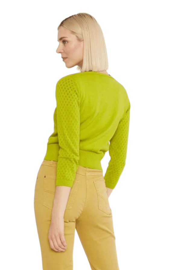 BLUTSGESCHWISTER Sweet Petite tradition green knit