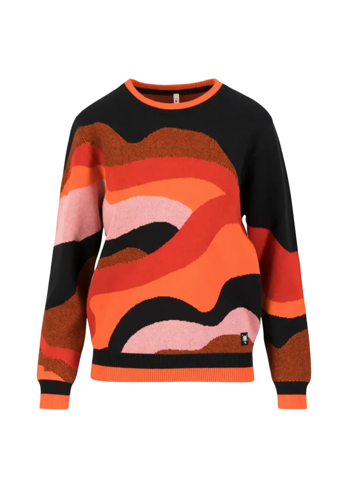 BLUTSGESCHWISTER trui Cosy Storyteller autumn wave