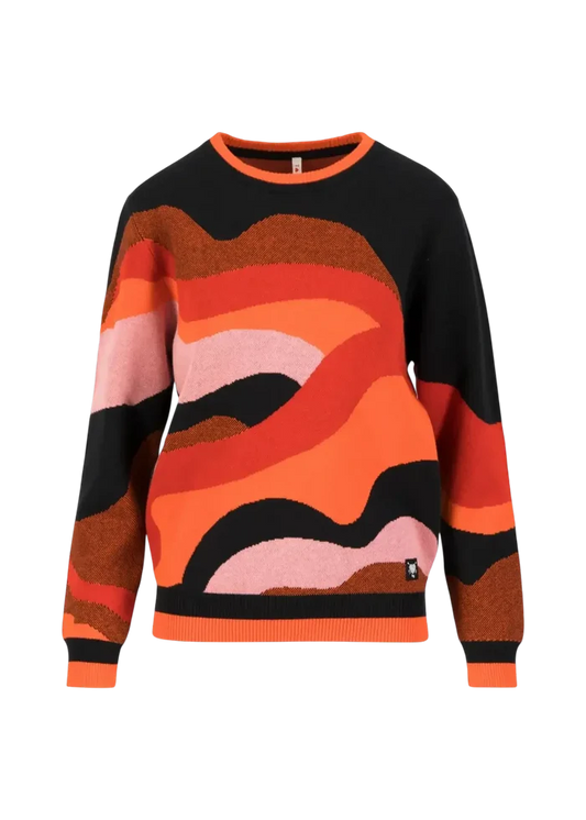 BLUTSGESCHWISTER trui Cosy Storyteller autumn wave