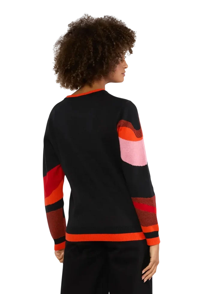 BLUTSGESCHWISTER trui Cosy Storyteller autumn wave