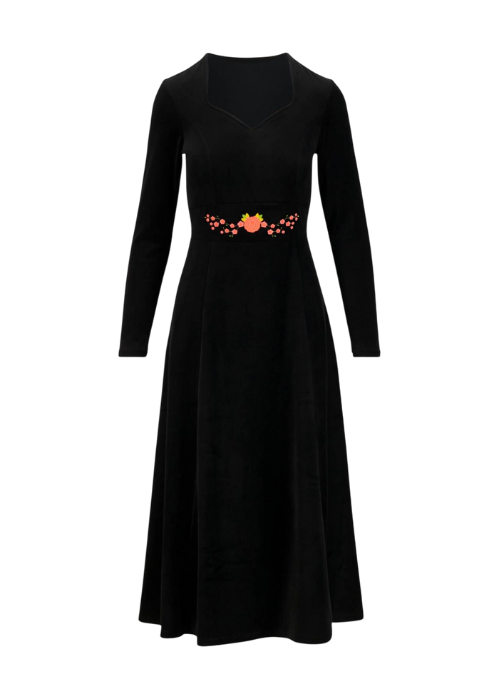 BLUTSGESCHWISTER Velvet Glamour Heart Fairytale of the Crane Black