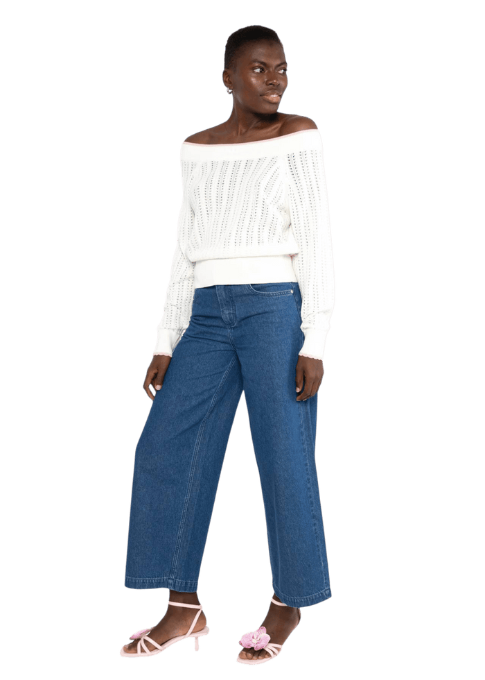BLUTSGESCHWISTER ZOMERTRUI DELICIOUS SUMMER, DREAMY WHITE KNIT
