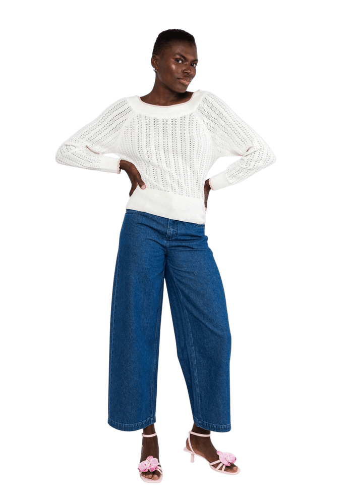 BLUTSGESCHWISTER ZOMERTRUI DELICIOUS SUMMER, DREAMY WHITE KNIT