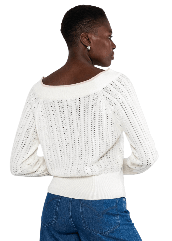 BLUTSGESCHWISTER ZOMERTRUI DELICIOUS SUMMER, DREAMY WHITE KNIT