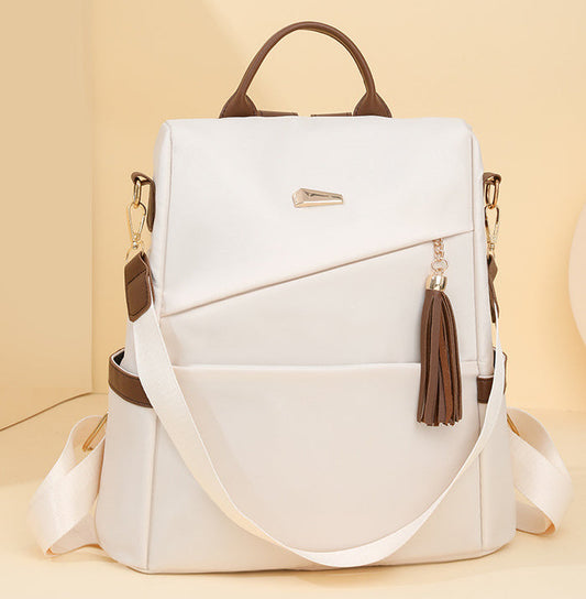 BP871 - Simple Soft Leather Backpack