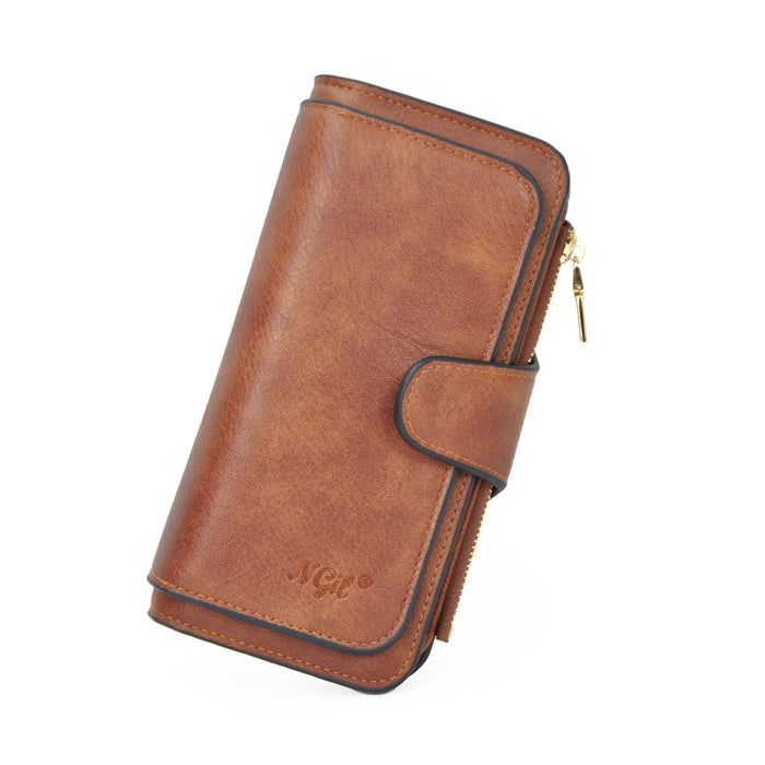 Brown NGIL Trifold Wallet