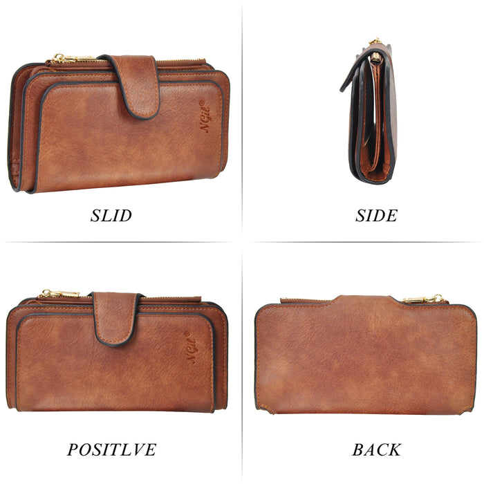 Brown NGIL Trifold Wallet