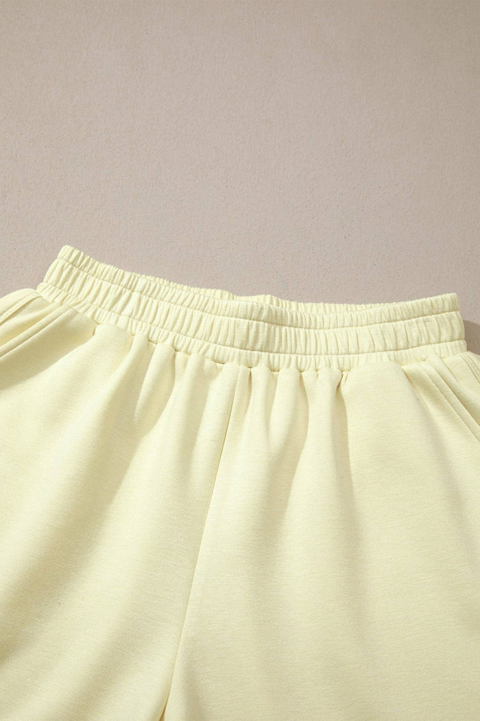 Butter Yellow Tee & Shorts Set