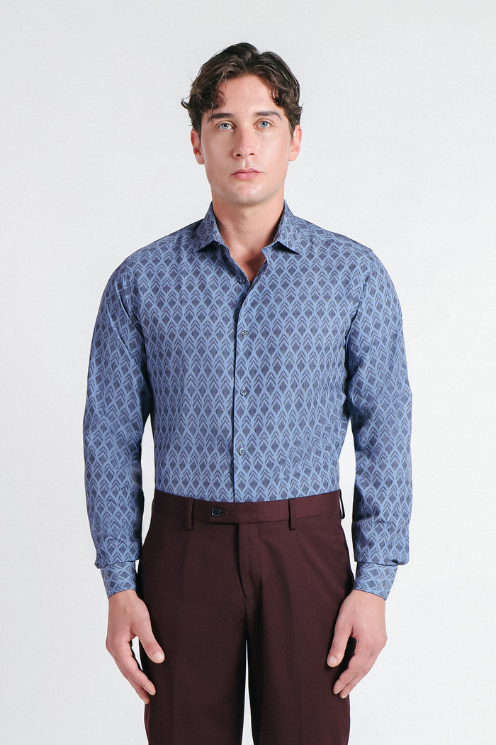 CAMICIA FANTASIA STRETCH AVION - Sonnybono