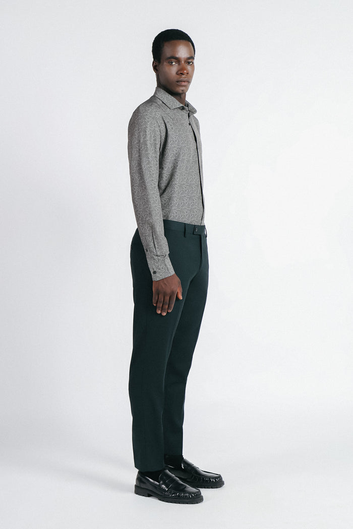 CAMICIA FANTASIA STRETCH BEIGE - Sonnybono