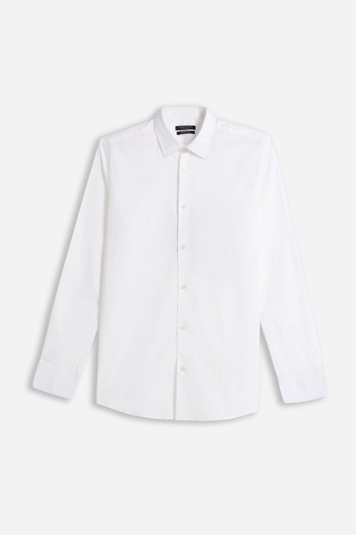 CAMICIA STRETCH BASIC BIANCO