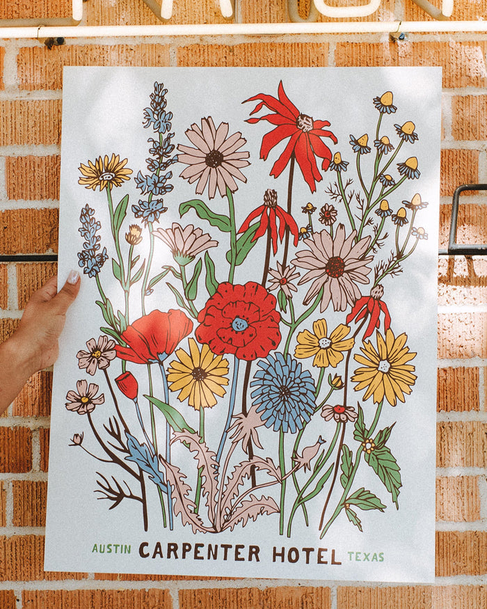 Carpenter Hotel Wildflower Poster