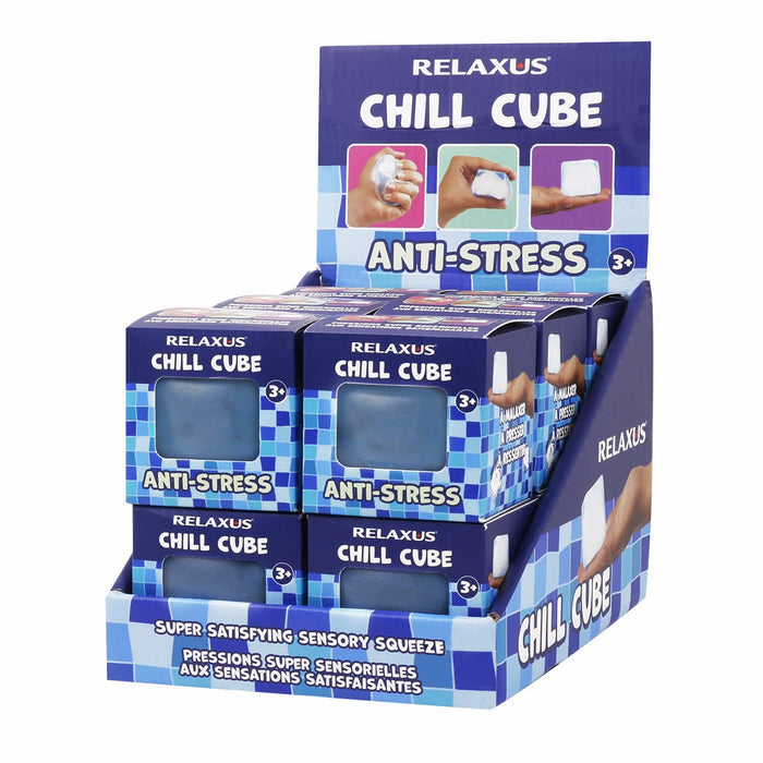 Chill Squishy Cube Sensory Toy - Displayer of 12