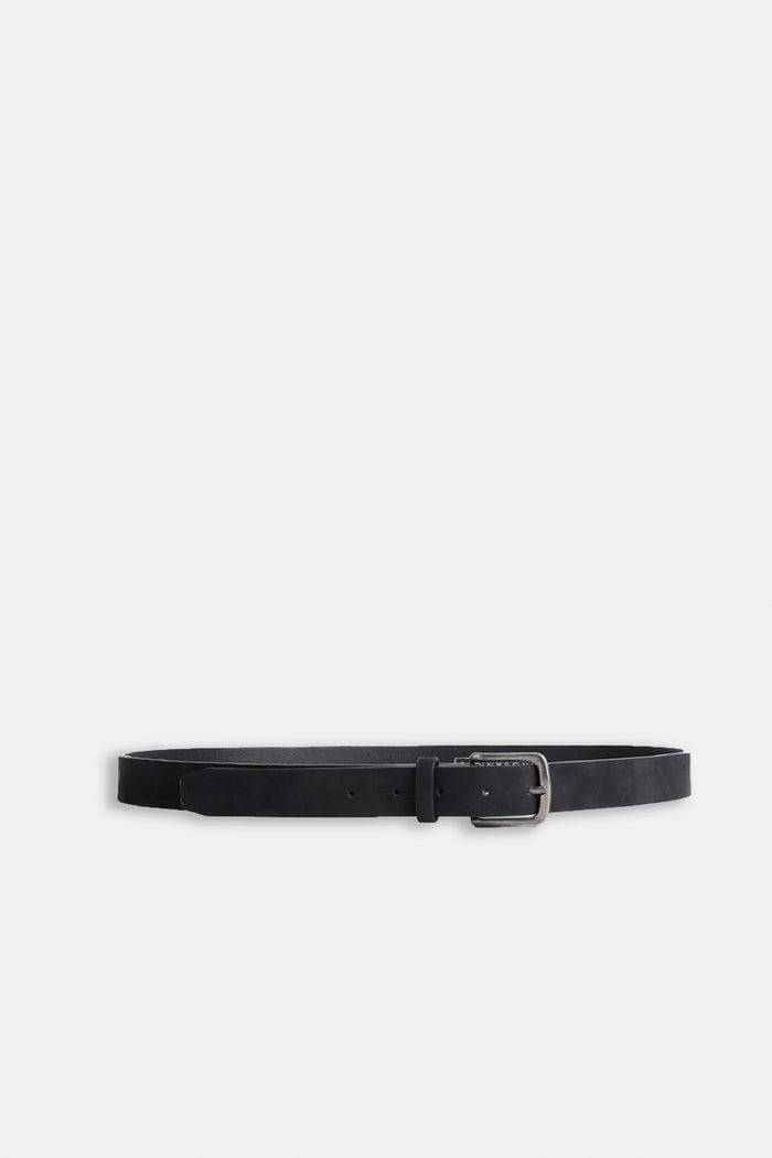 CINTURA BASIC EFFETTO PELLE NERO