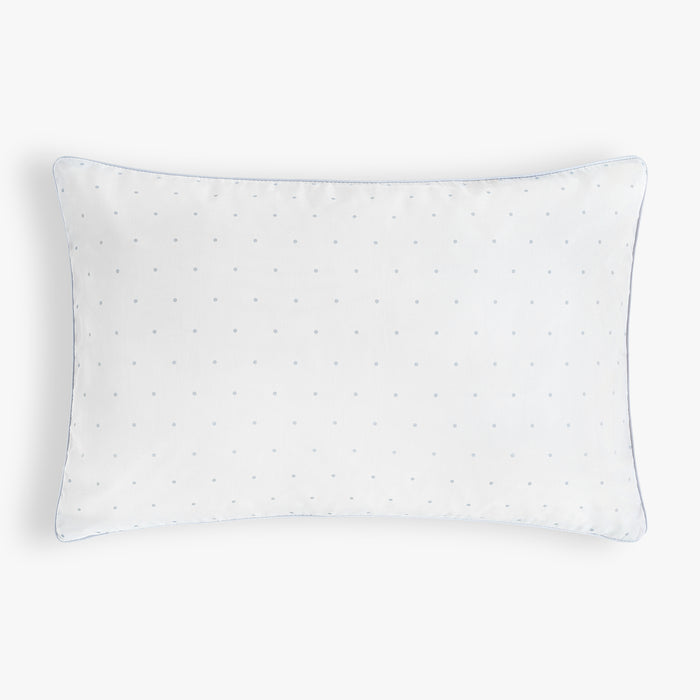 Classic Polka Dot Blue Toddler Pillow