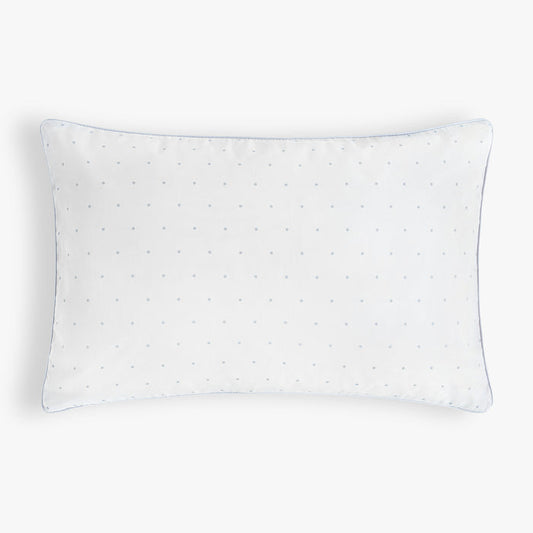 Classic Polka Dot Blue Toddler Pillow