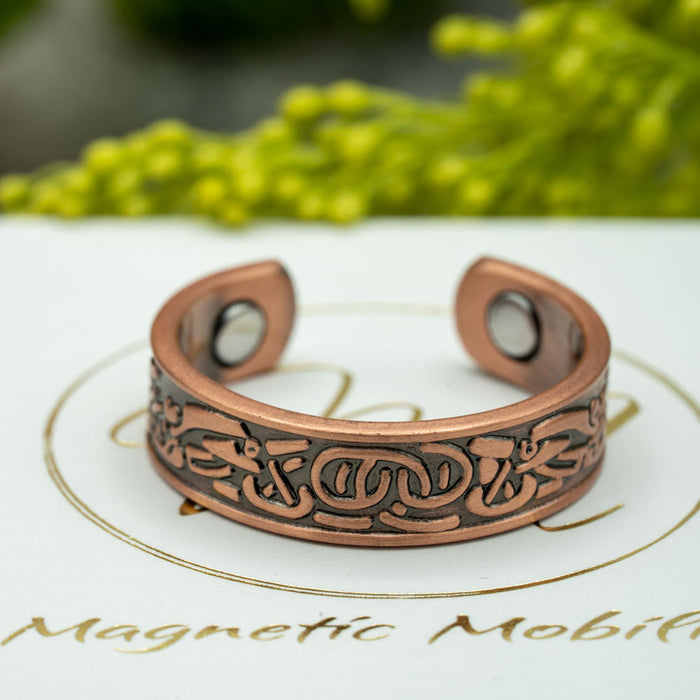 Clover Copper Ring