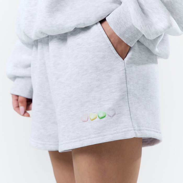 CLSR Sweets Crewneck Twinset | Grey Marl