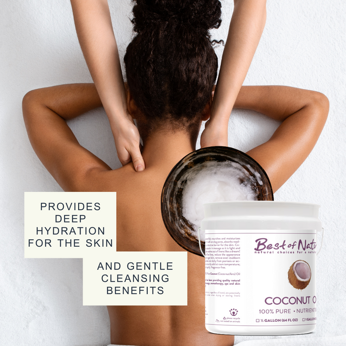 Coconut Massage & Body Oil (Solid) - 100% Pure