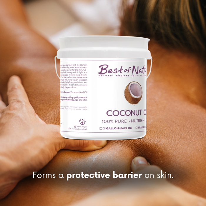 Coconut Massage & Body Oil (Solid) - 100% Pure