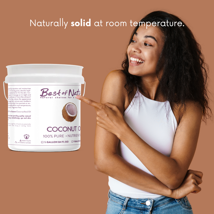 Coconut Massage & Body Oil (Solid) - 100% Pure