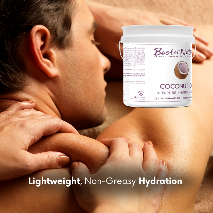 Coconut Massage & Body Oil (Solid) - 100% Pure