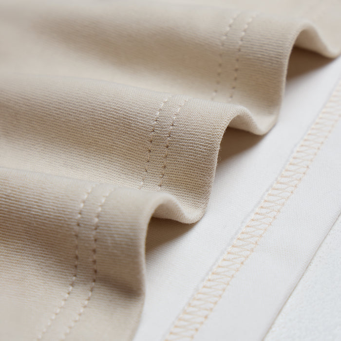 Colourblock T-Shirt | Brown/Oatmeal/White