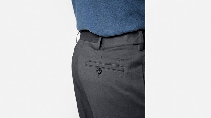 Comfort Khakis, Pleated, Relaxed Fit